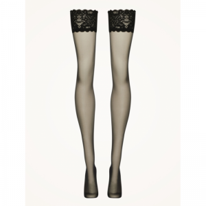 Satin Touch 20 stay up zwart