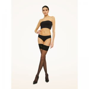 Satin Touch 20 stay up zwart