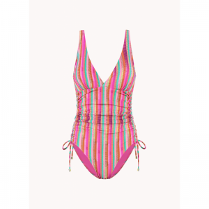 tropical lines streep roze