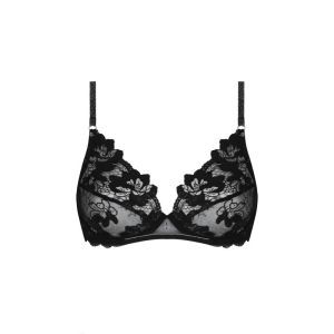 cuir sexy couture noir argent